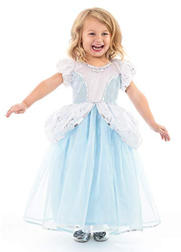 Little Adventures Deluxe Cinderella Princess Dress up Costume for Girls Small (Age 1-3) - Machine Washable Child Pretend Play and Party Dress with No Glitter | Amazon (US)