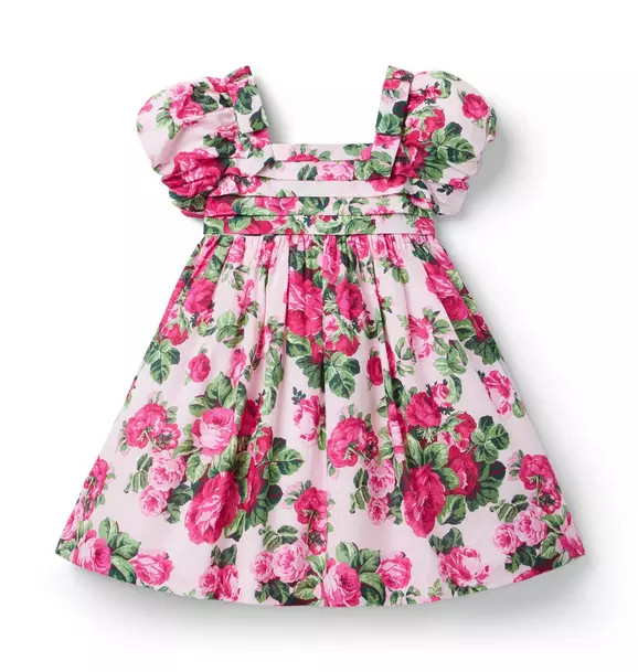 The Floral Puff Sleeve Dress | Janie and Jack