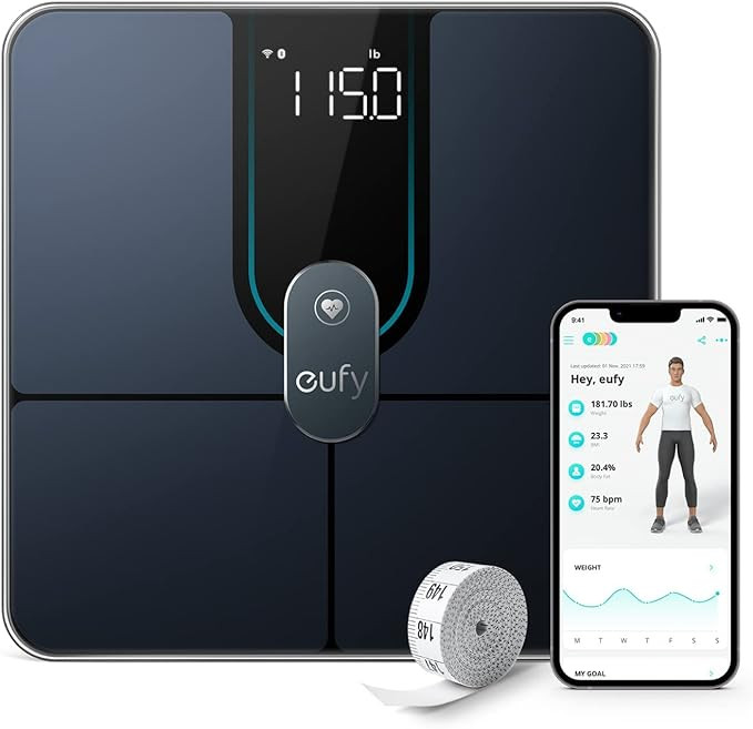eufy Smart Digital Bathroom Scale P2 Pro with Wi-Fi Bluetooth, 16 Measurements Including Weight, ... | Amazon (US)