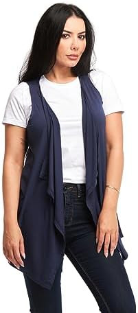 Colete Feminino Max Cardigan Plus Size Kimono Com Bico | Amazon (BR)