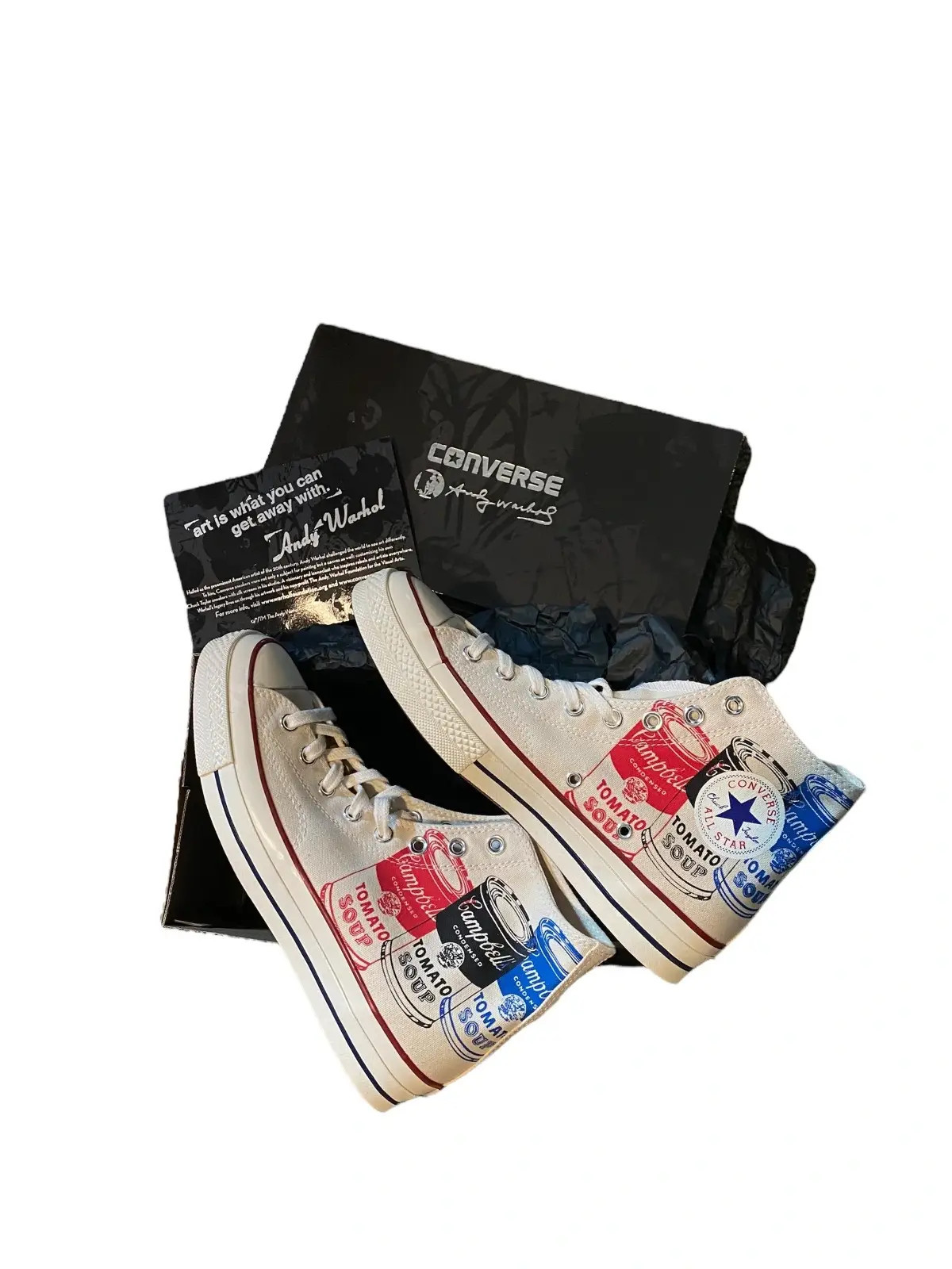 Converse Andy Warhol x Converse All Star High Campbells Soup | Grailed | Grailed