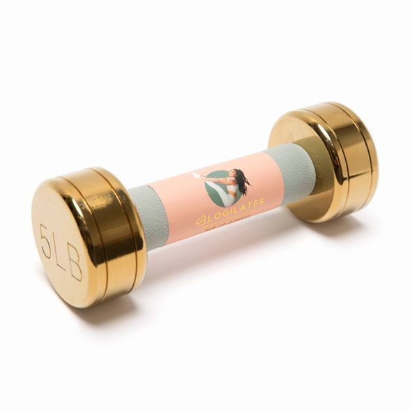 Blogilates Dumbbell - Gold 5lbs | Target
