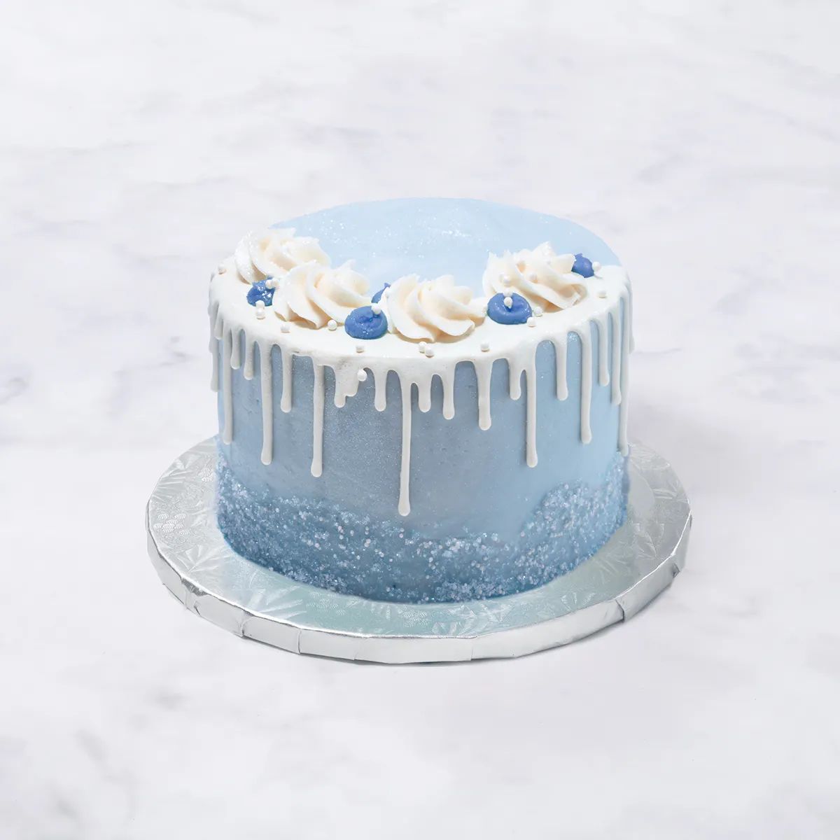 Winter Wonderland Layer Sprinkle Cake | Goldbelly