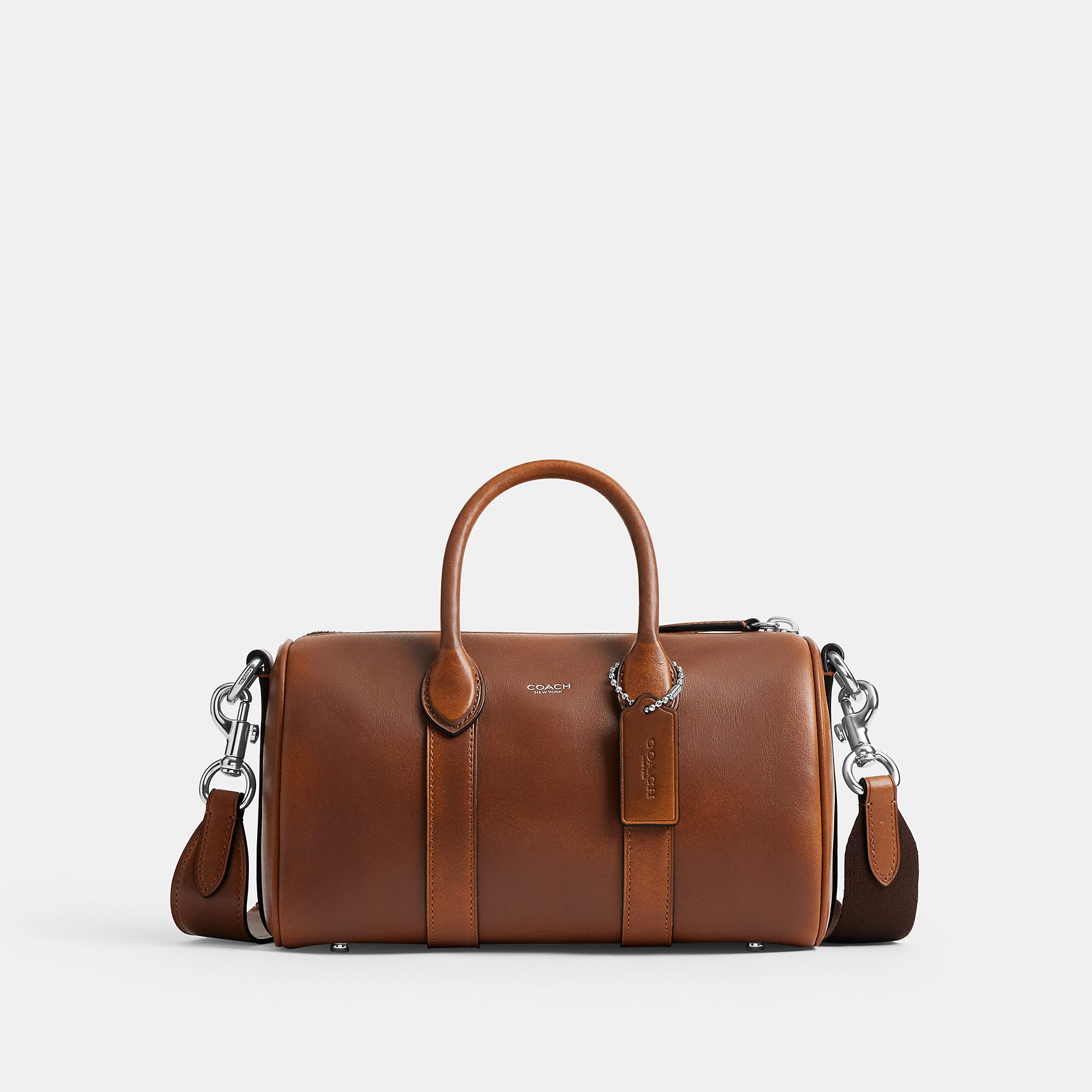 Coach Compass Bag 25 In Loved Leather - Saddle/burnt Sienna | Coach (US)