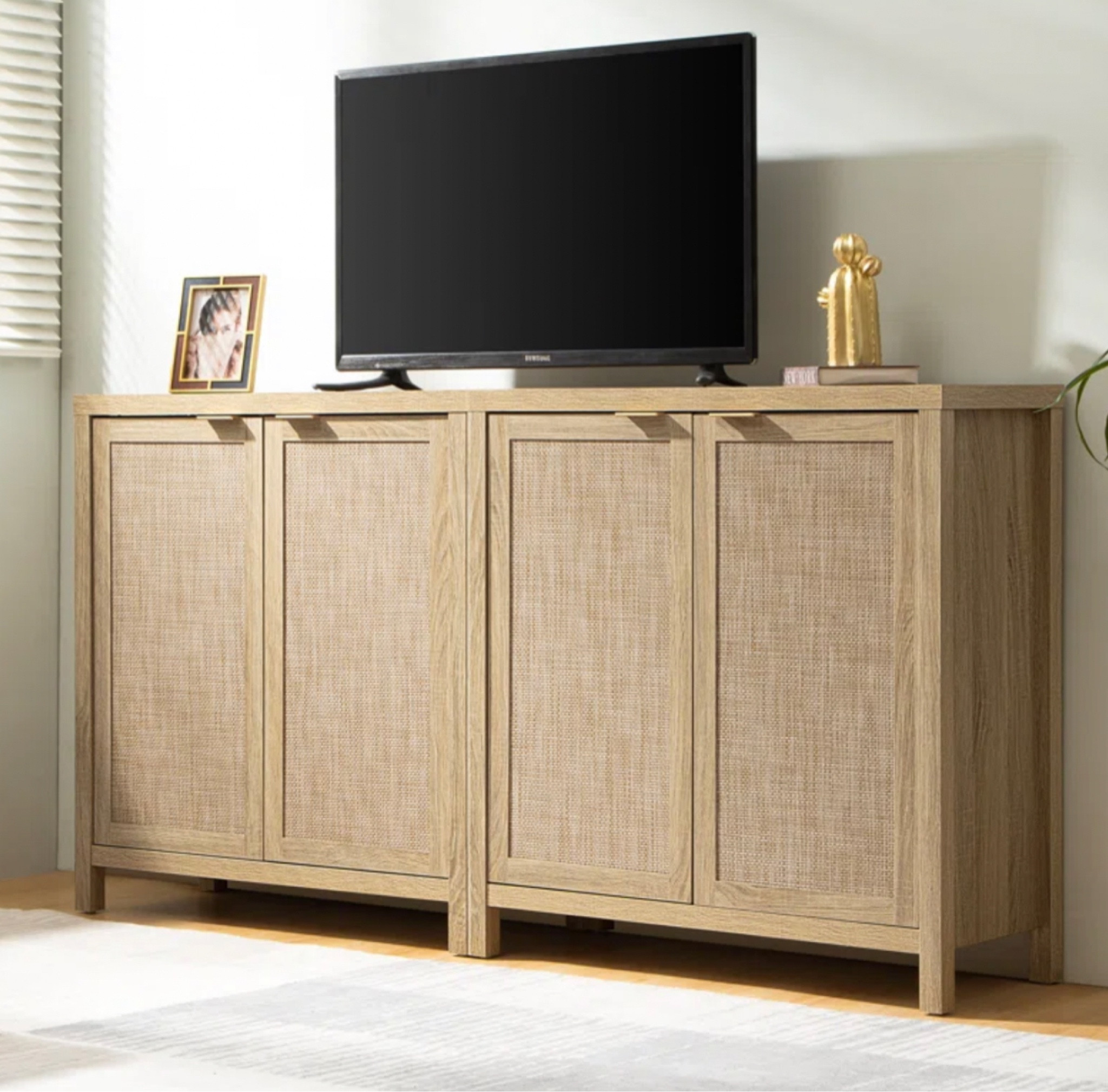 Wayfair modern natural sideboard with cane doors 

#LTKhome