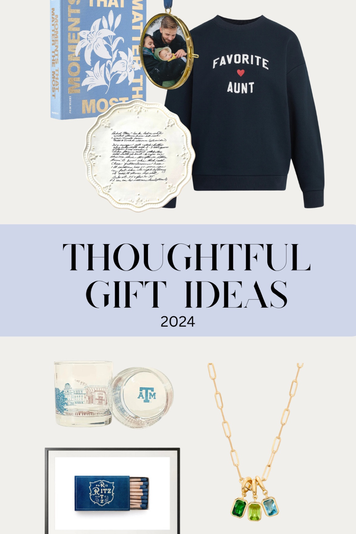 Thoughtful gift ideas, sentimental gift ideas, thoughtful gifts for the holidays, gifts for mom, gifts for grandma, gifts for her 

#LTKGiftGuide #LTKFindsUnder100 #LTKHoliday