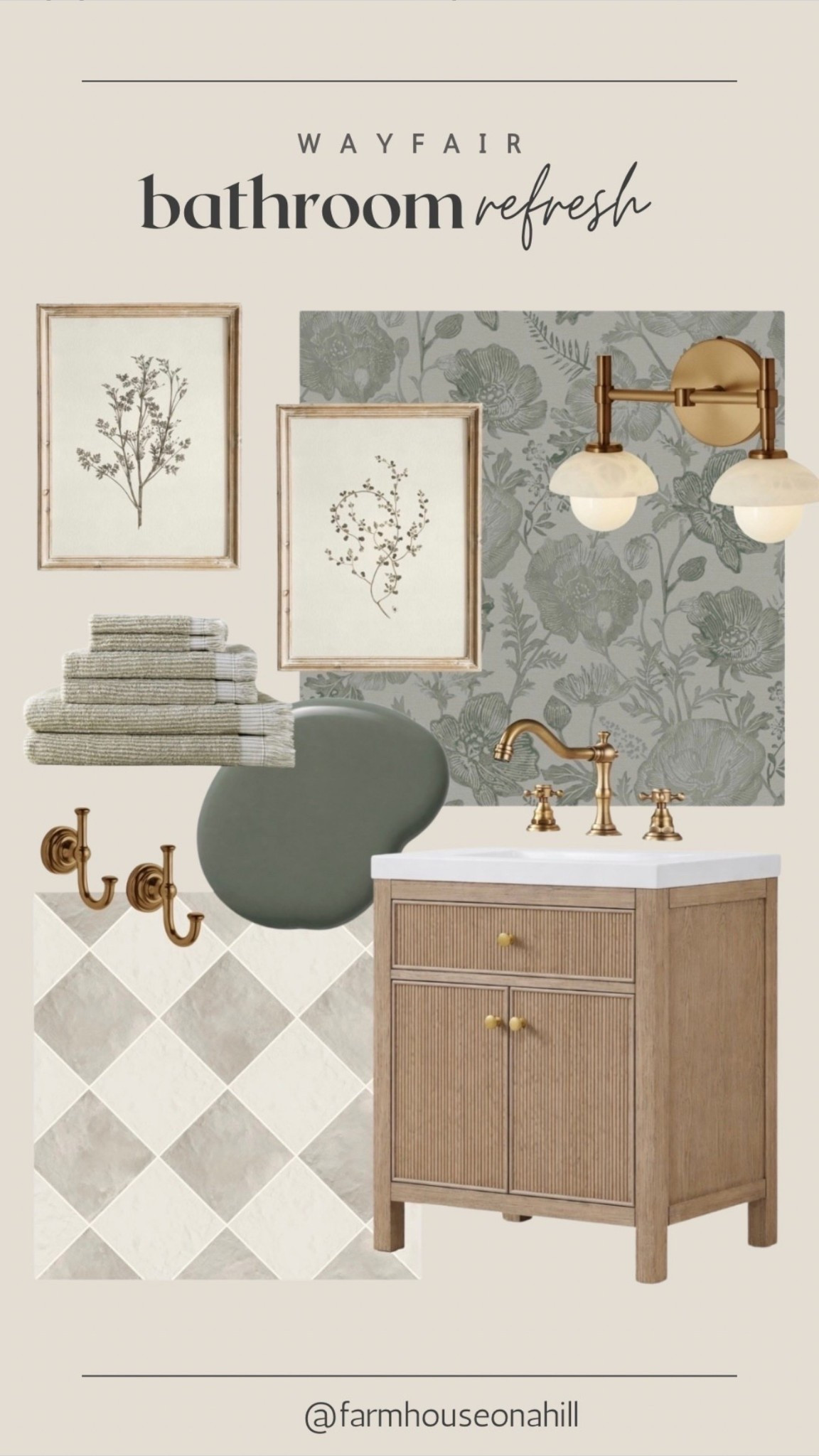 The color palette is stunning for a bathroom refresh 

#LTKHome #LTKSaleAlert
