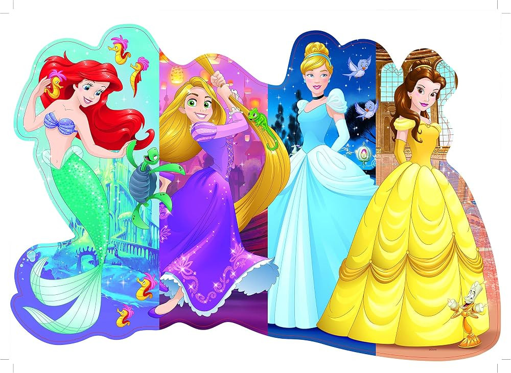 Ravensburger Disney Princess Pretty Princesses Shaped Floor Puzzle 24 Piece Jigsaw Puzzle for Kid... | Amazon (US)