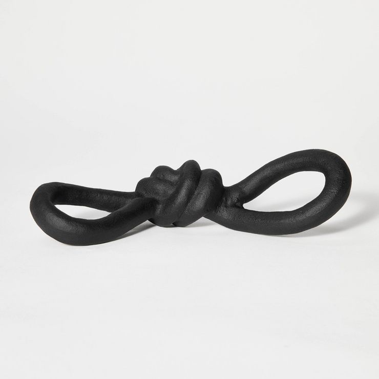 Recycle Aluminum Decor Knot Black - Threshold™ designed with Studio McGee | Target