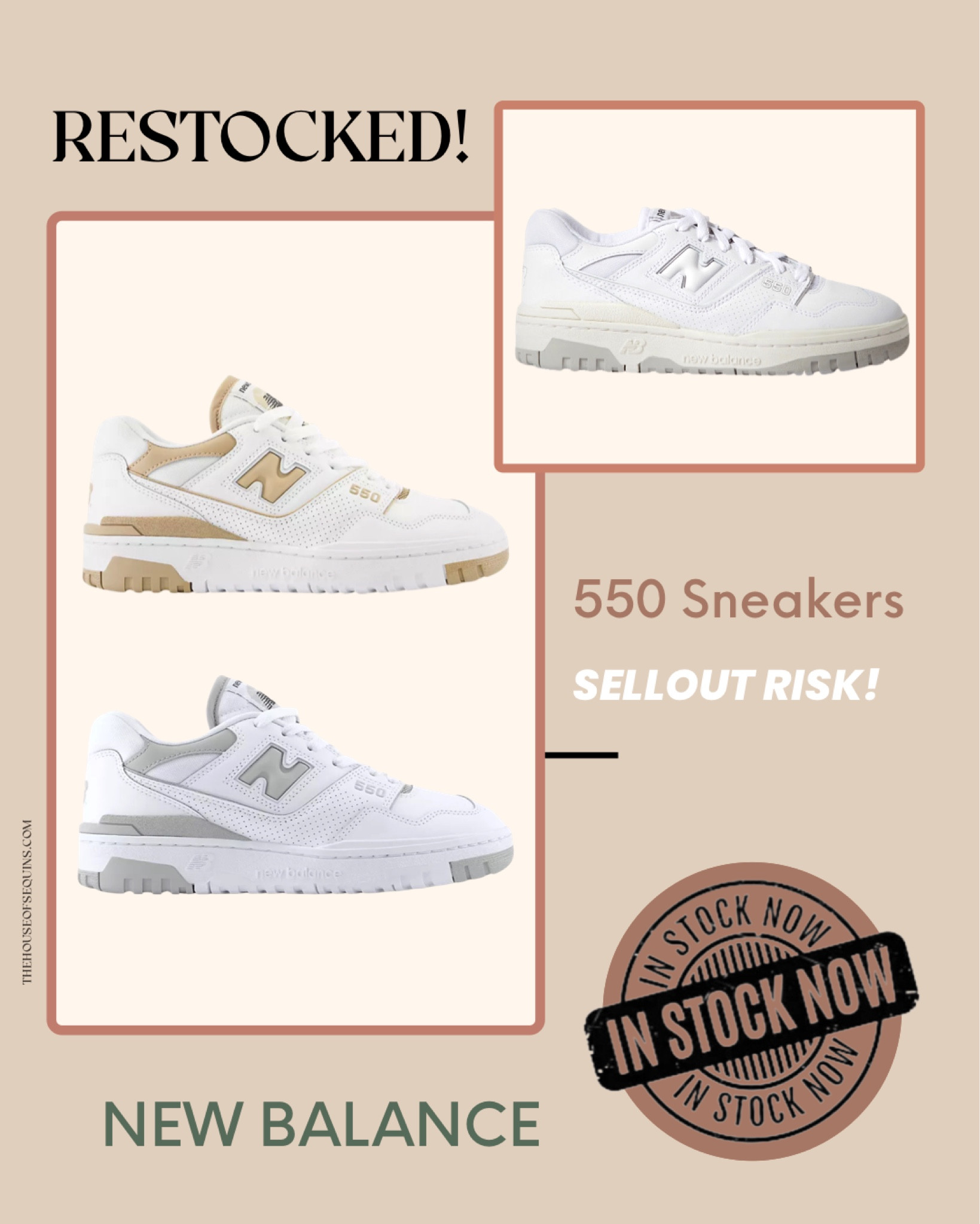 550 leather and suede sneakers curated on LTK