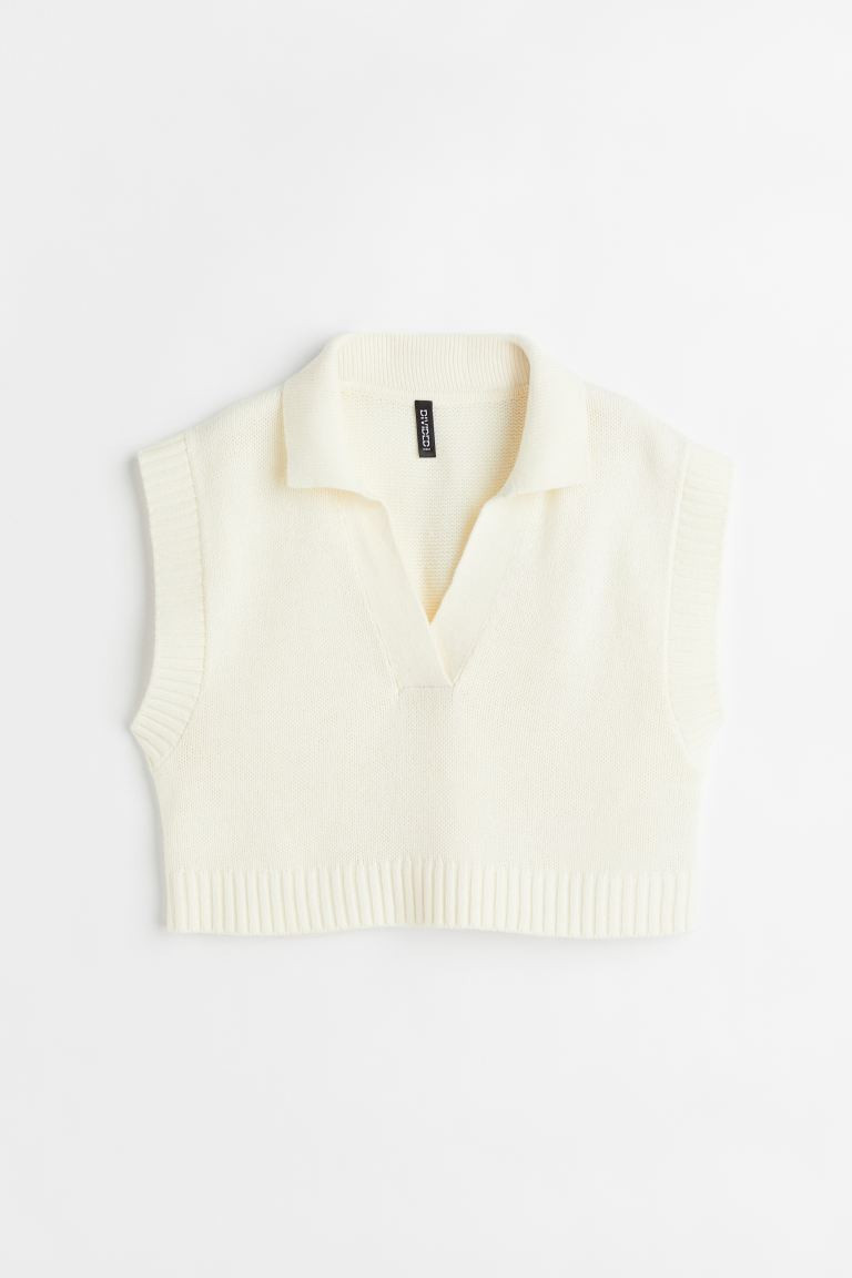 Sweater Vest with Collar | H&M (US + CA)