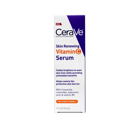 CeraVe Vitamin C Serum with Hyaluronic Acid for Face with 10% Pure Vitamin C -1 Fl. Oz | Walmart (US)