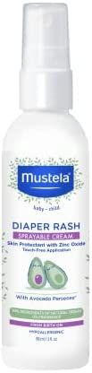 Mustela Spray Diaper Rash Cream for Baby's Bottom - Sprayable Skin Protectant with Zinc Oxide & N... | Amazon (US)