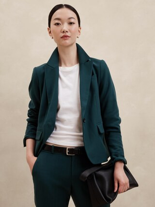 Herringbone Short Cutaway Blazer | Banana Republic Factory