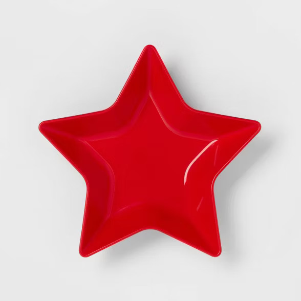 3oz Plastic Star Figural Bowl Red - Wondershop™ | Target