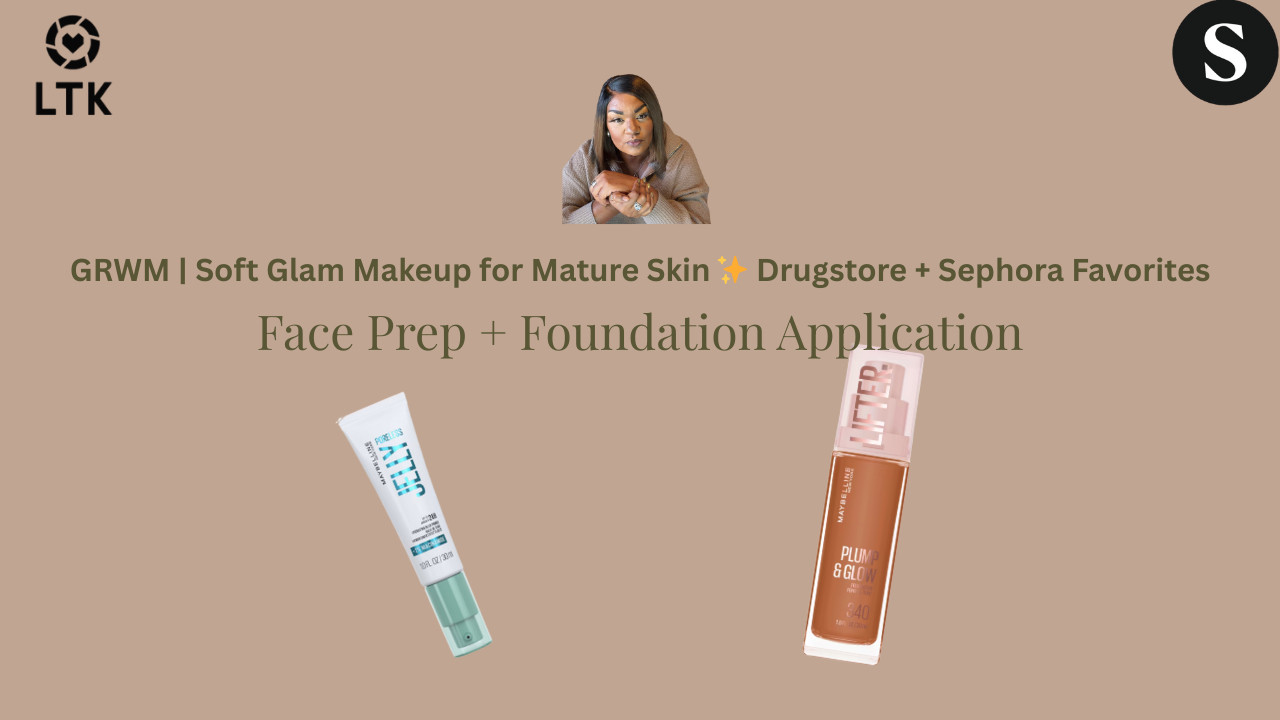 GRWM | Soft Glam Makeup for Mature Skin ✨ Drugstore + Sephora Favorites


Get ready with me as I create a soft glam, everyday makeup look using a mix of drugstore and Sephora favorites. This routine is hydrating, skin-friendly, and perfect for mature skin — flawless without feeling heavy. All products are linked for easy shopping!

ShopMy:
https://shopmy.us/shop/collections/3712039

LTK:
https://liketk.it/5Ps6g

Unice Bob Wig
 https://tidd.ly/4aXPMvn

This GRWM features a full face of complexion-focused makeup with hydrating primers, smoothing powders, soft sculpting, and warm neutral tones. Ideal for women 45+ who want glow, definition, and comfort that lasts all day.


#GRWM #MakeupOver40 #MakeupOver50 #MatureSkinMakeup #SoftGlamMakeup #DrugstoreMakeup #SephoraFavorites #EverydayGlam #FullFaceMakeup #Over50AndChic


GRWM makeup, makeup for mature skin, makeup over 50, makeup over 40, soft glam makeup, everyday makeup routine, drugstore makeup favorites, Sephora makeup haul, full face makeup tutorial, hydrating makeup routine, makeup for dark skin, affordable makeup routine, glow makeup for mature skin
 

 #LTKgrwm #LTKOver40 #LTKBeauty