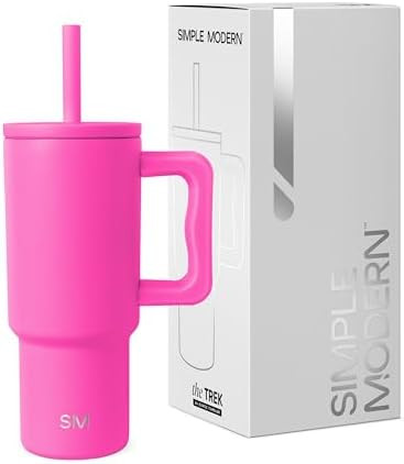 Simple Modern Kids 24 oz Tumbler with Handle and Silicone Straw Lid | Spill Proof and Leak Resist... | Amazon (US)