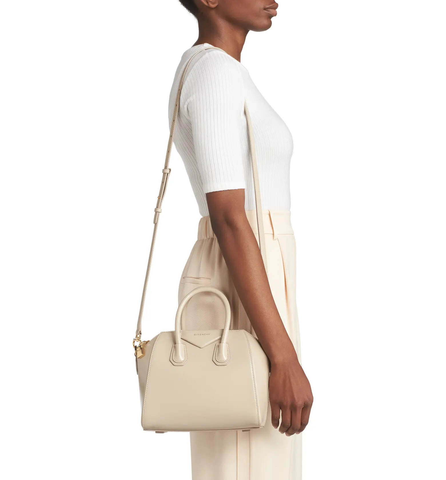 Mini Antigona Leather Satchel | Nordstrom