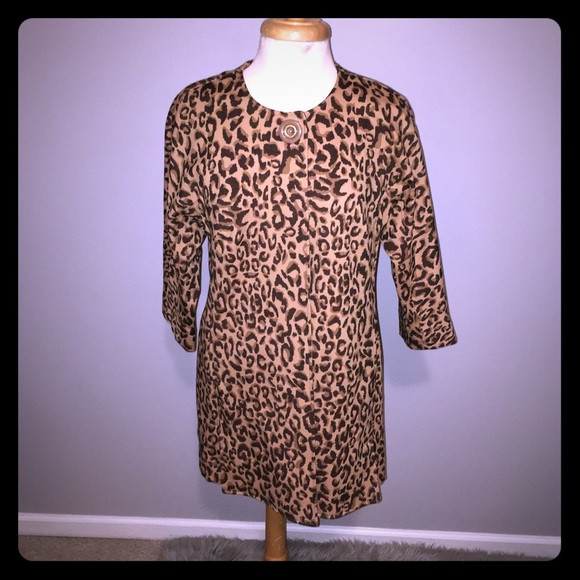 Cabi Leopard Estate Jacket | Poshmark