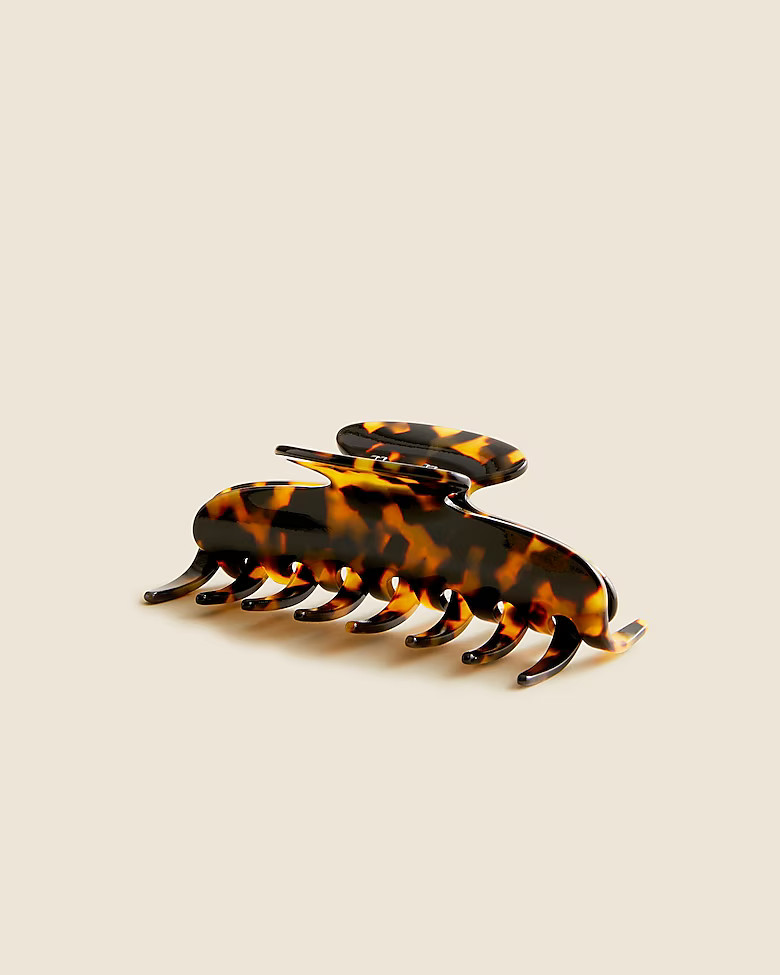 Large claw hair clip in tortoise | J. Crew US