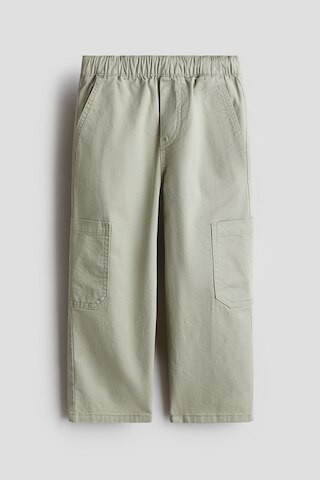 H & M - Cotton Twill Cargo Joggers - Green | H&M (US + CA)
