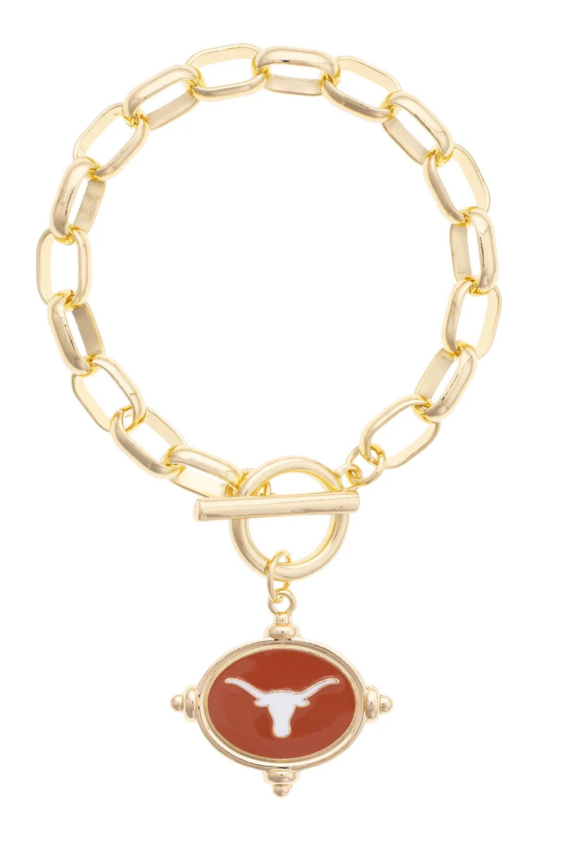 Texas Longhorns Logo Intaglio Bracelet | CANVAS