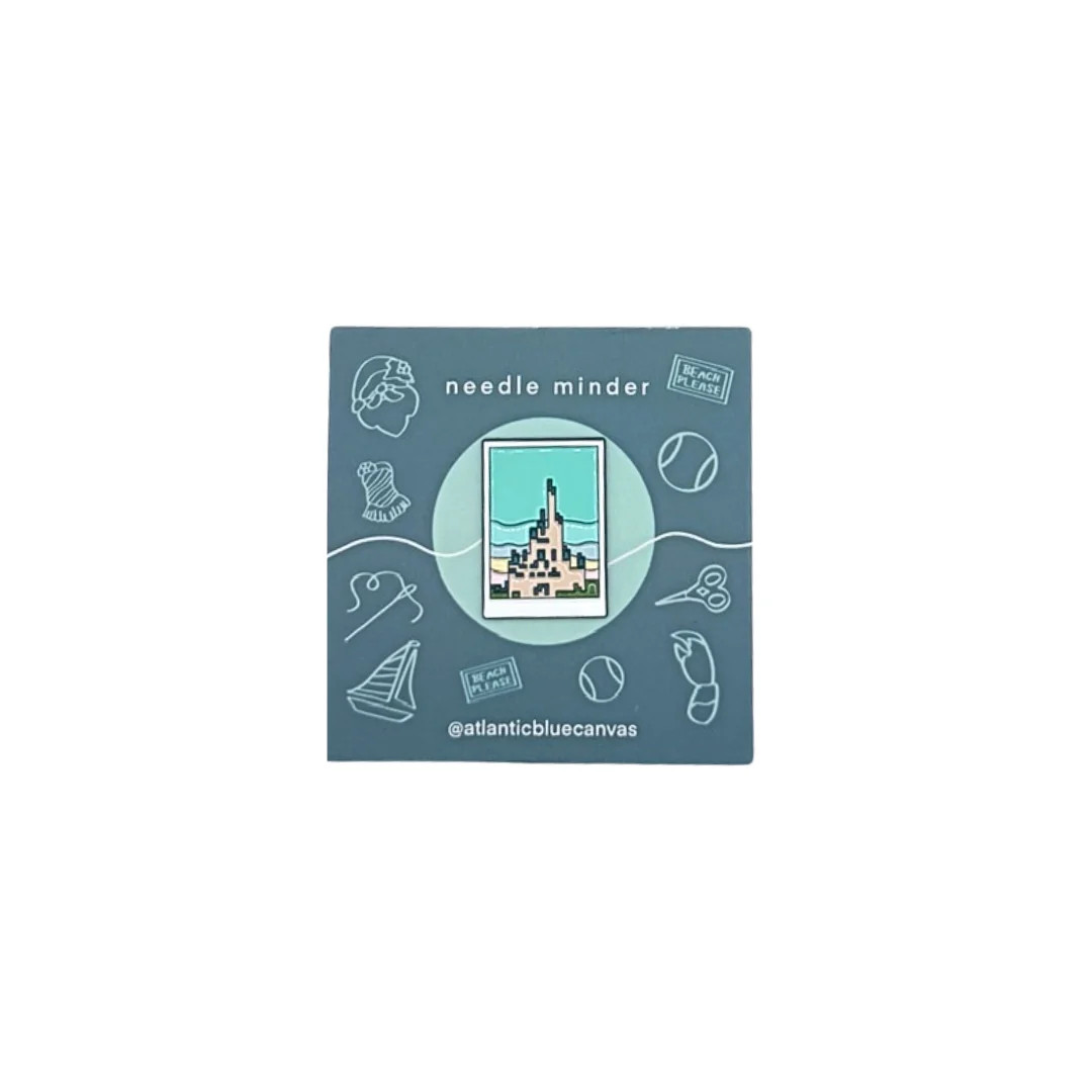 Magical Castle Needlepoint Needleminder | Atlantic Blue Canvas