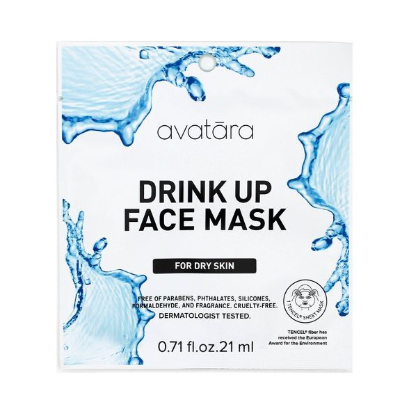 Unscented Avatara Drink Up Face Mask For Dry Skin - 0.71 fl oz | Target