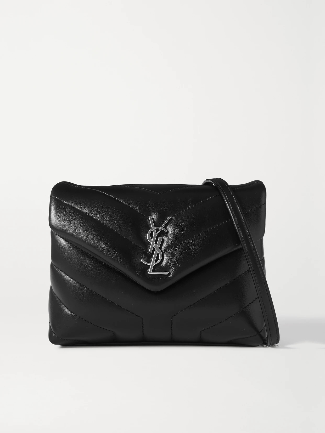 SAINT LAURENT - Loulou Toy Quilted Leather Shoulder Bag - Black | NET-A-PORTER (UK & EU)