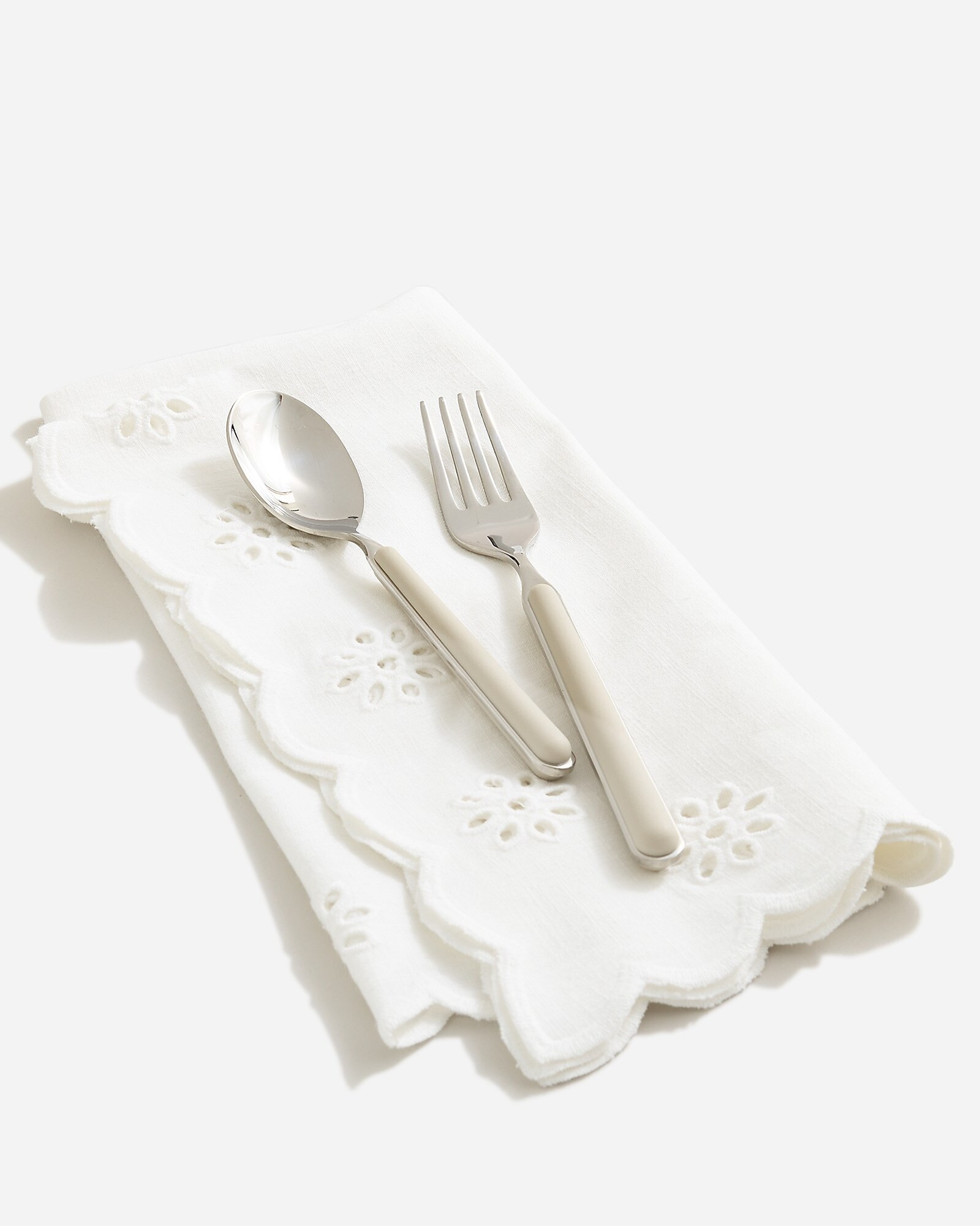 Set-of-four napkins in eyelet | J. Crew US