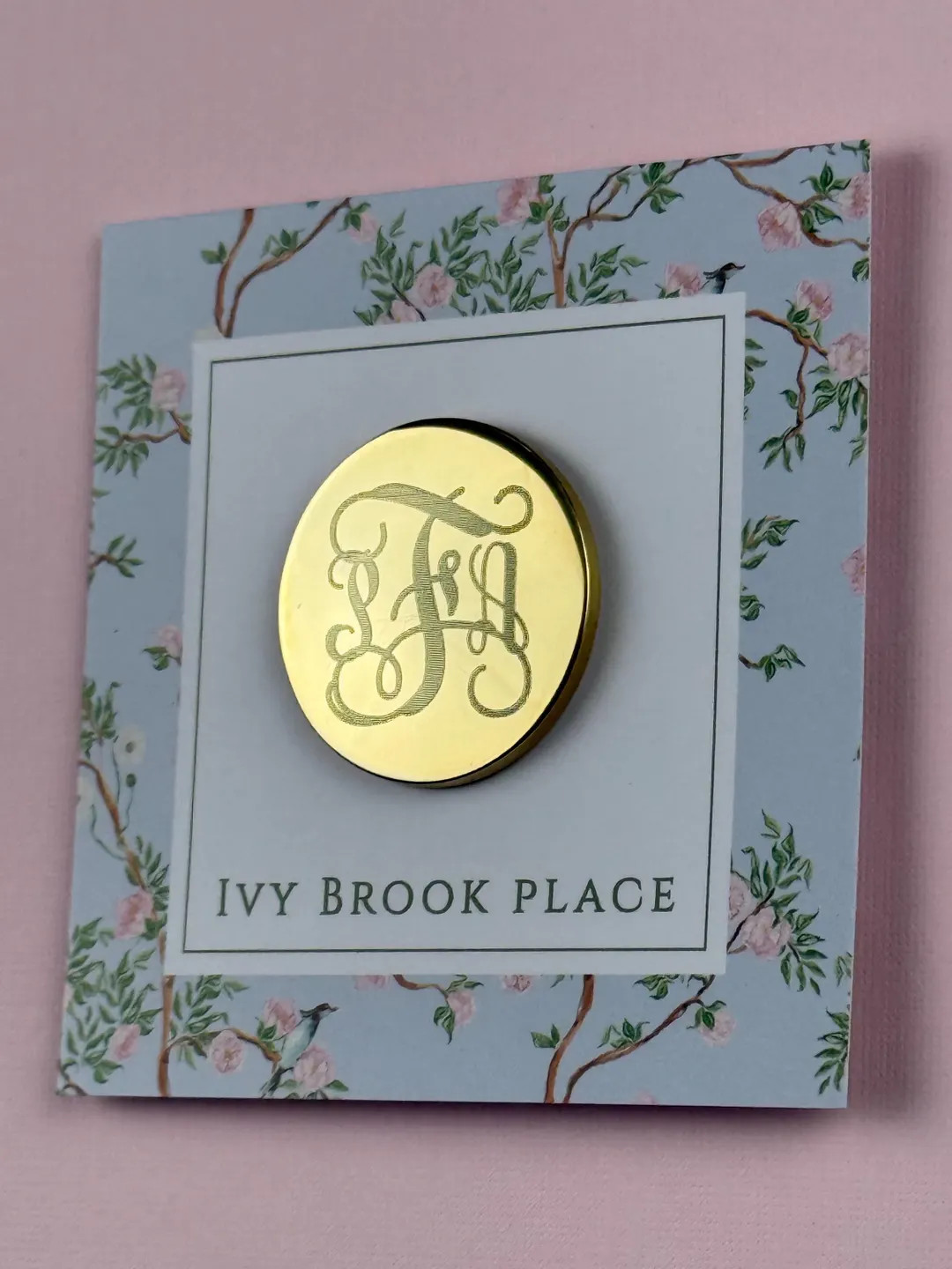 Personalized Needle Minder in GRACE font  Monogram For Sewing Cross Stitch Embroidery Gift Gold | Etsy (US)