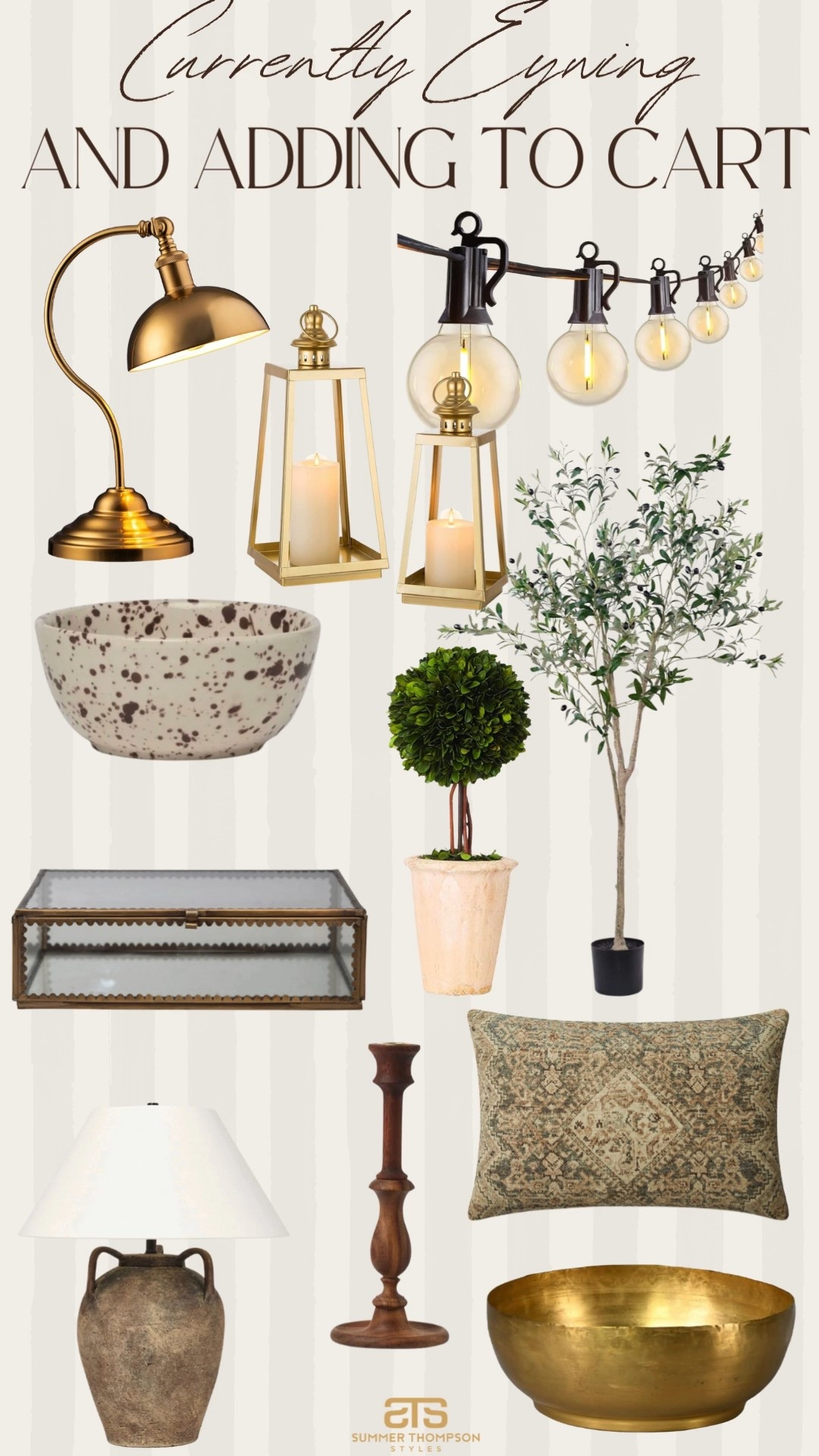 Currently eyeing and adding to cart! 

Faux plants lanterns patio lights decorative box decorative bowls table lamps throw pillow candle holder spring home decor 

#LTKHome #LTKSeasonal