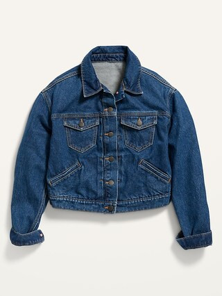 Cropped Jean Jacket for Women | Old Navy (US)