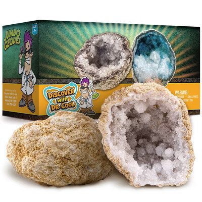 Break Open 2 Jumbo Geodes Earth Science Kit for Kids | Target