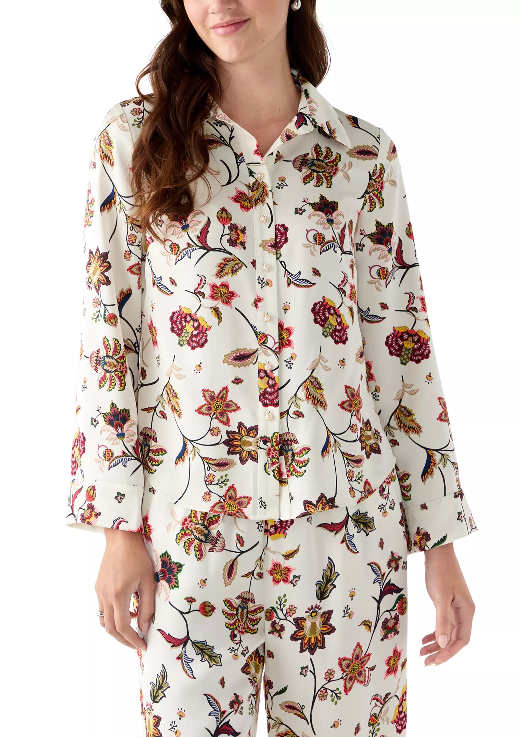 Women's Long Sleeve Floral Print Top | Belk