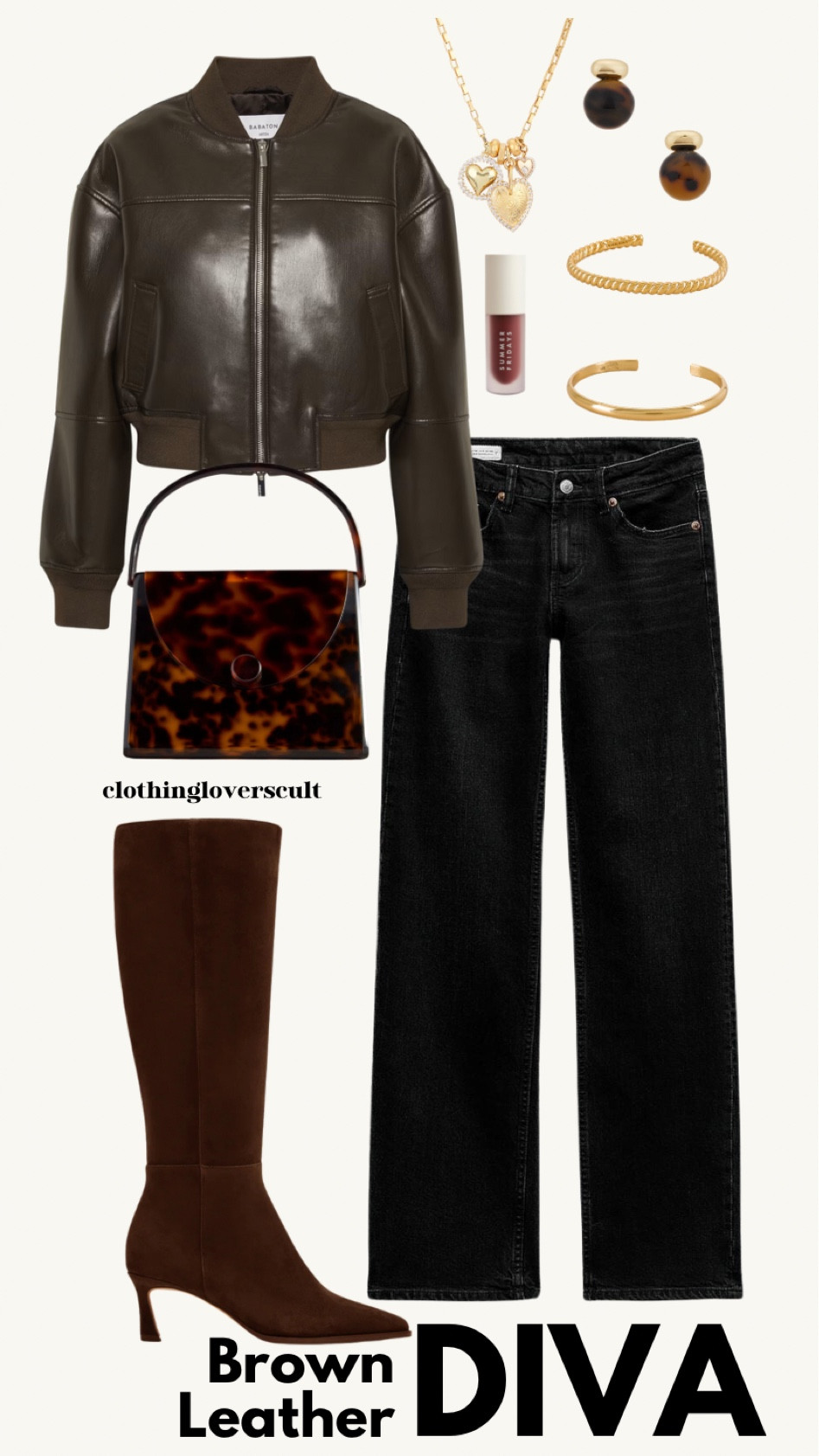 BROWN LEATHER OUTFIT INSPO

#LTKHoliday #LTKParties #LTKU