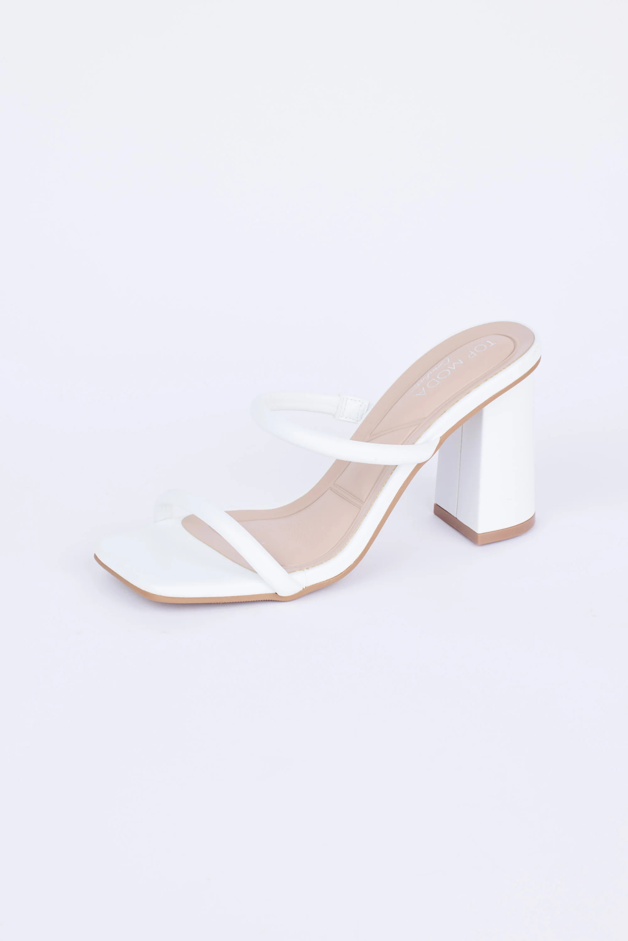 Kayce Heels- White | Avara