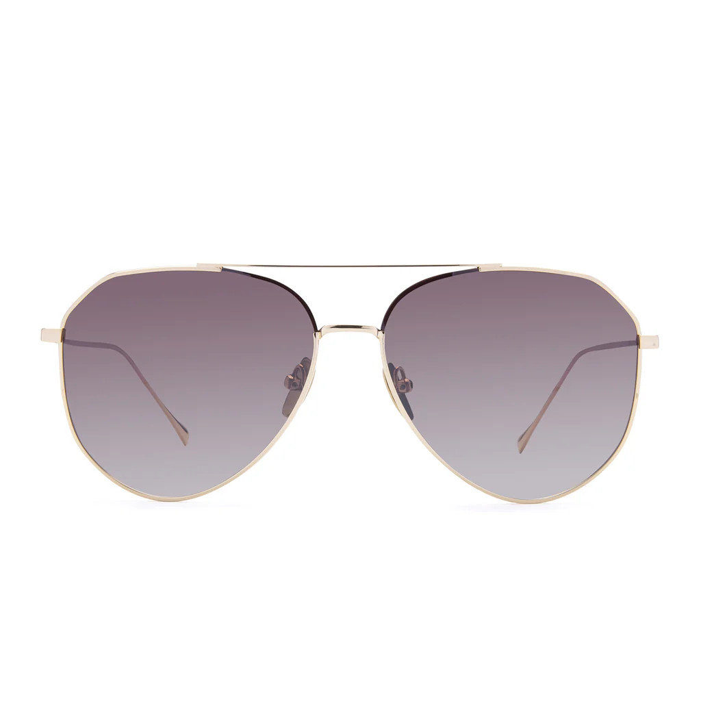 DASH - GOLD + COFFEE GRADIENT FLASH POLARIZED | DIFF Eyewear