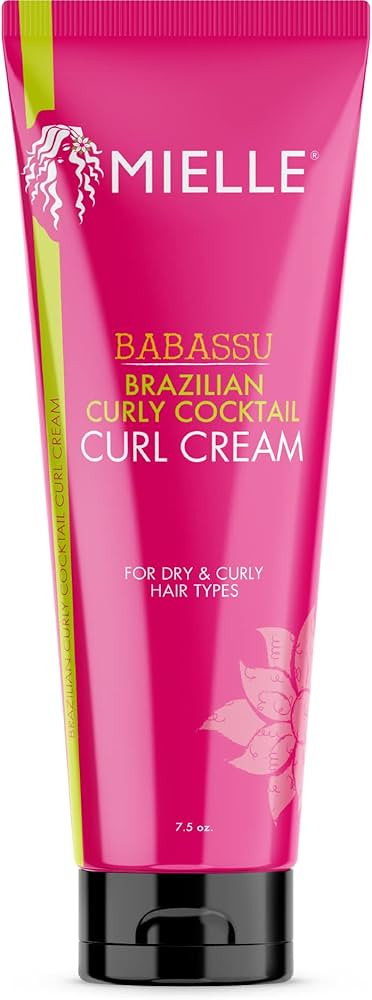 Mielle Organics Brazilian Curly Cocktail Curl Cream (7.5 oz.) | Amazon (US)