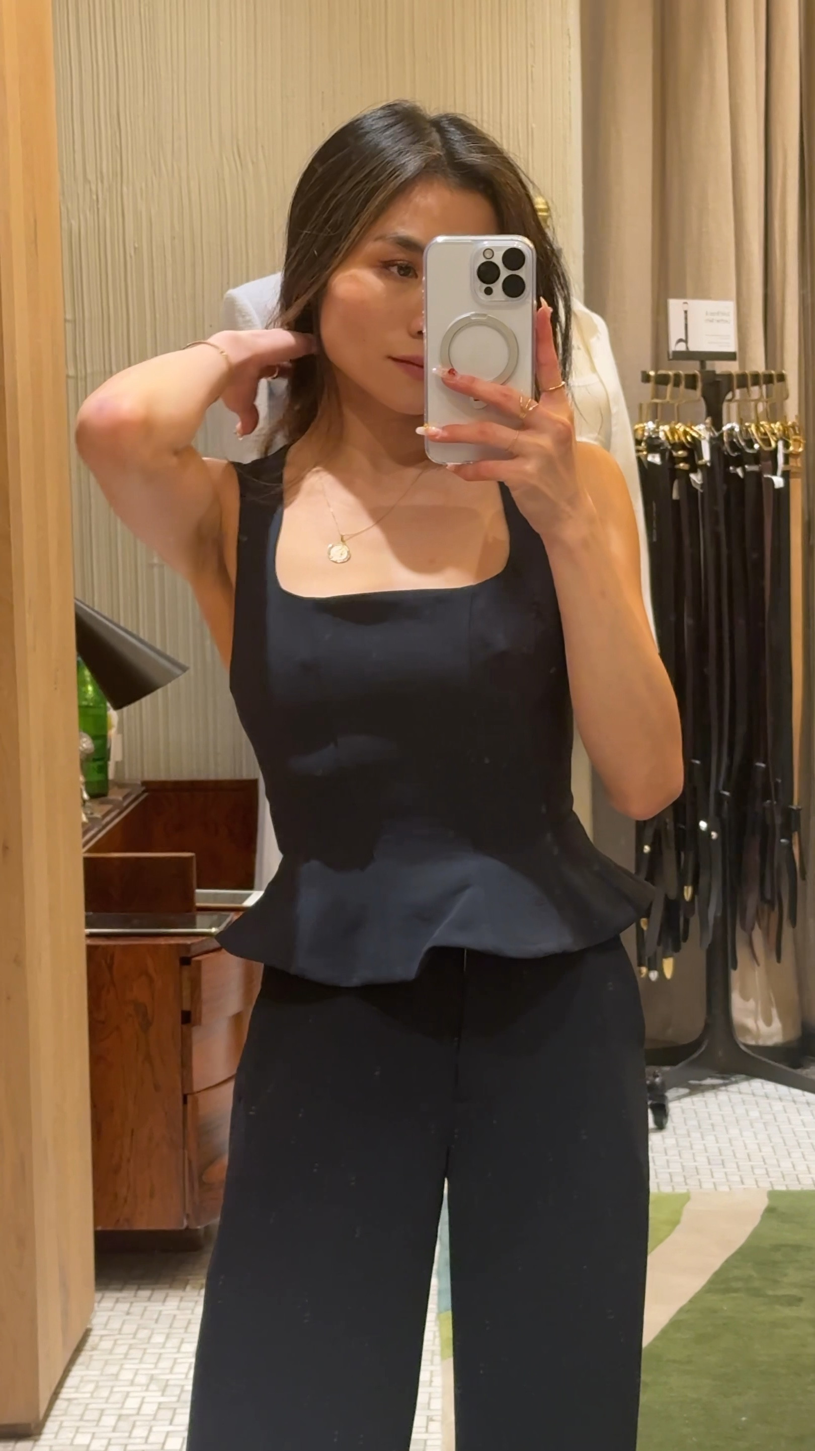 Aritzia peplum vest [XXS] and limitless trouser pants [00] 

#LTKPetite #LTKWorkwear #LTKWatchNow