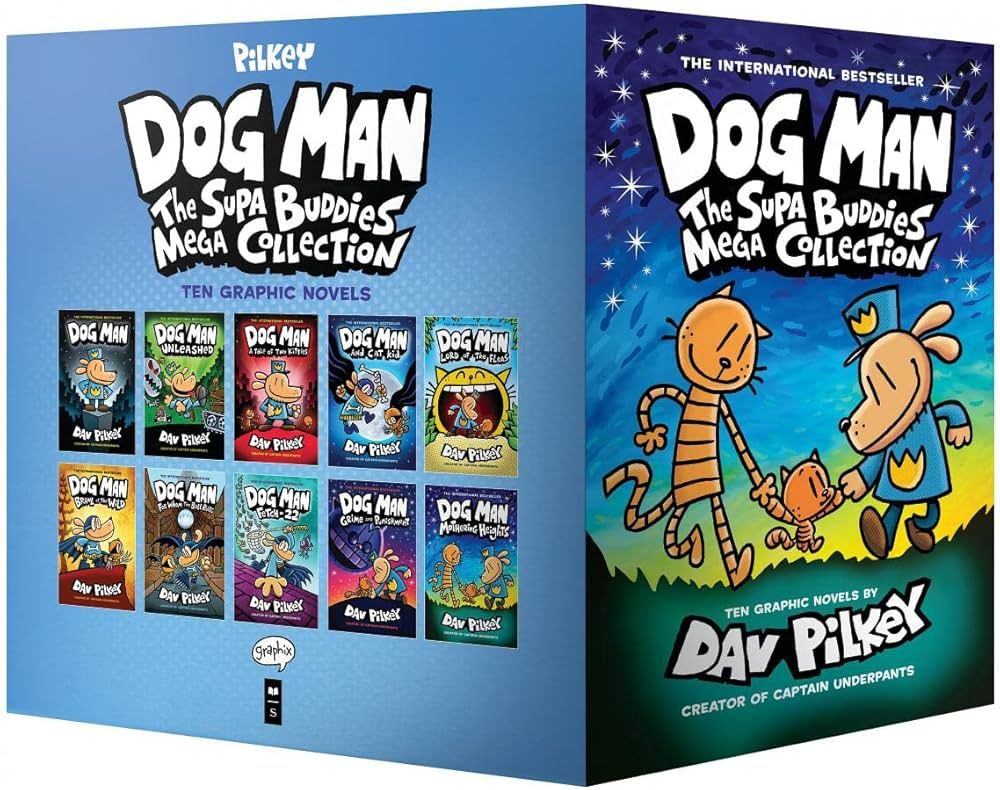 Dog Man: The Supa Buddies Mega Collection: From the Creator of Captain Underpants (Dog Man #1-10 ... | Amazon (US)