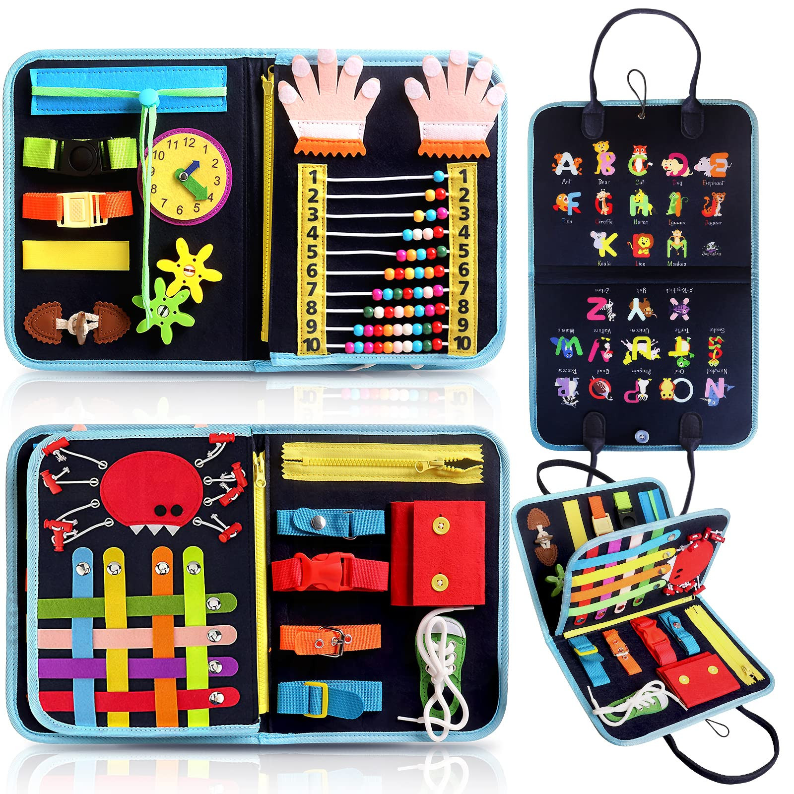 Toddlers Busy Board, Montessori Toys for 1-4 Year Old Boys Girls Kids Fine Motor Skills and Learn... | Amazon (CA)