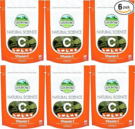 (6 Pack) Oxbow Natural Science Small Animal Vitamin C Supplement - 60 Count | Amazon (CA)