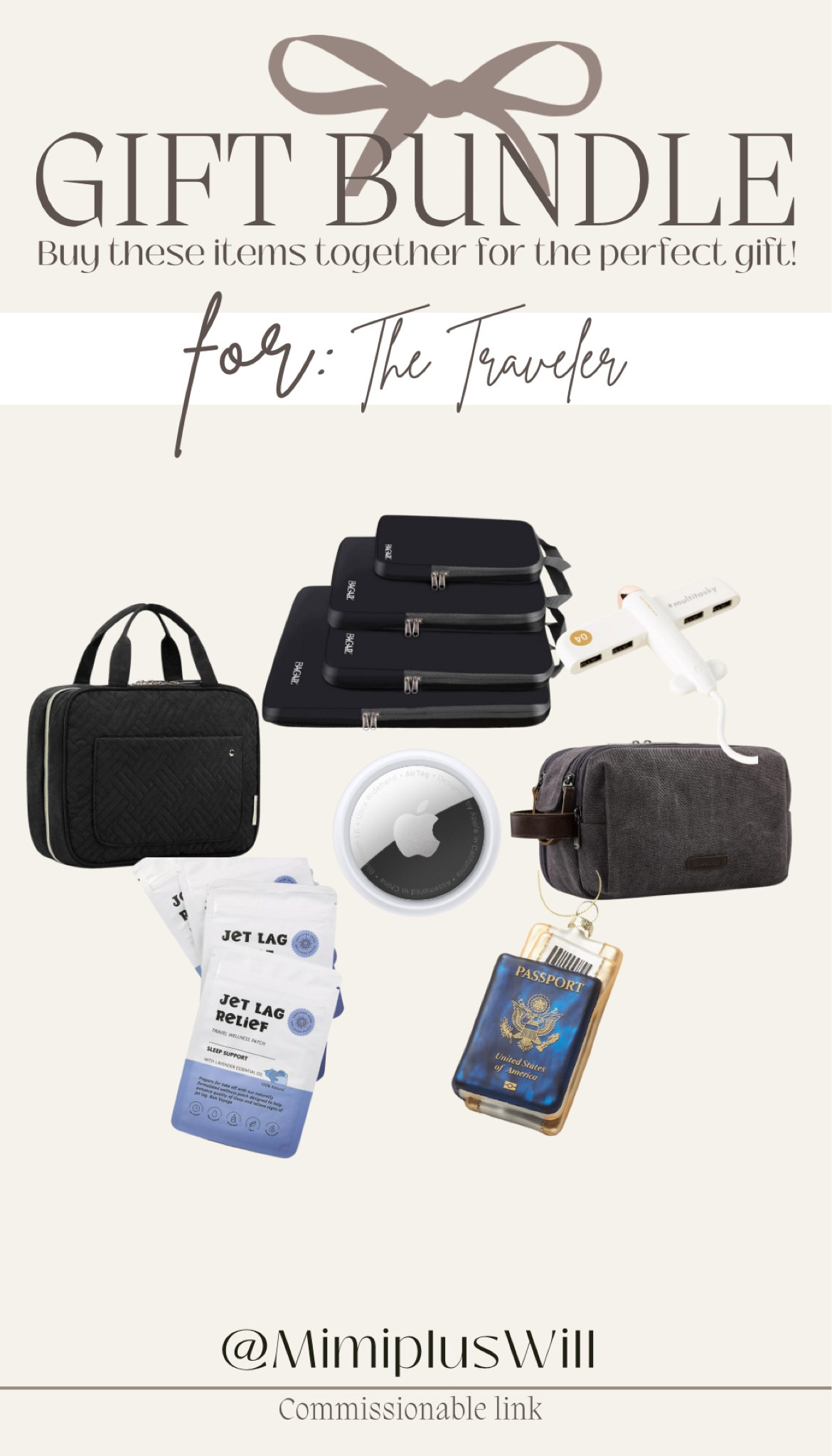 @mimipluswill 2024 gift guide! Gift bundle for the traveler! Purchase these items together for the person that is always jet setting off to the next destination! 

Gifts | Christmas gifts | gift ideas | traveler | travel essentials | packing | ornament 

#LTKGiftGuide #LTKHoliday #LTKSeasonal