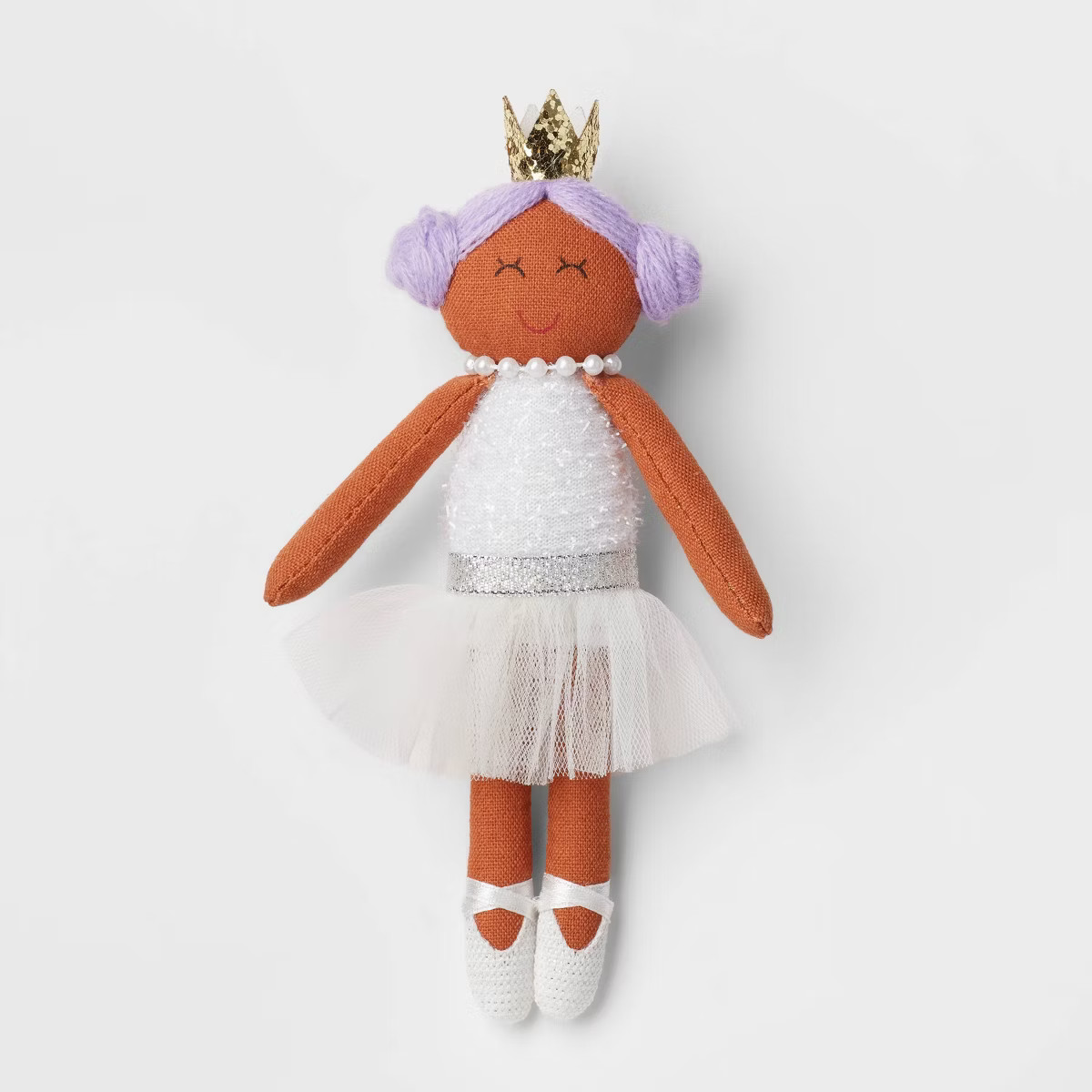 Fabric Ballet Dancer with Purple Hair Christmas Tree Ornament - Wondershop™ | Target