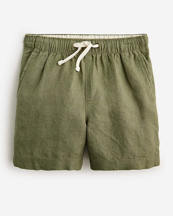 Boys' dock short in linen | J. Crew US