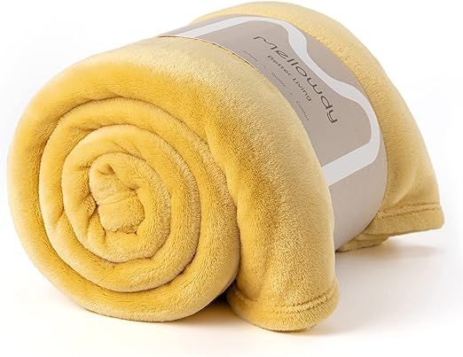 Mellowdy Plush Flannel Blanket Cozy Warm Comfy Soft Fleece Fall Fuzzy Throw Blanket for Couch Sof... | Amazon (US)