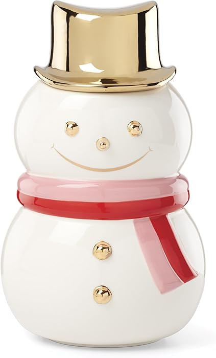 kate spade new york Be Jolly Snowman Cookie Jar, Christmas, Kitchen, Festive Holiday Decor | Amazon (US)