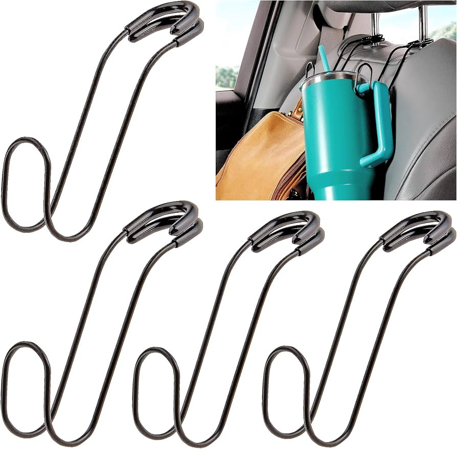 High Road Metal Car Hooks for Large Purse Straps and Heavy Bags | Amazon (US)