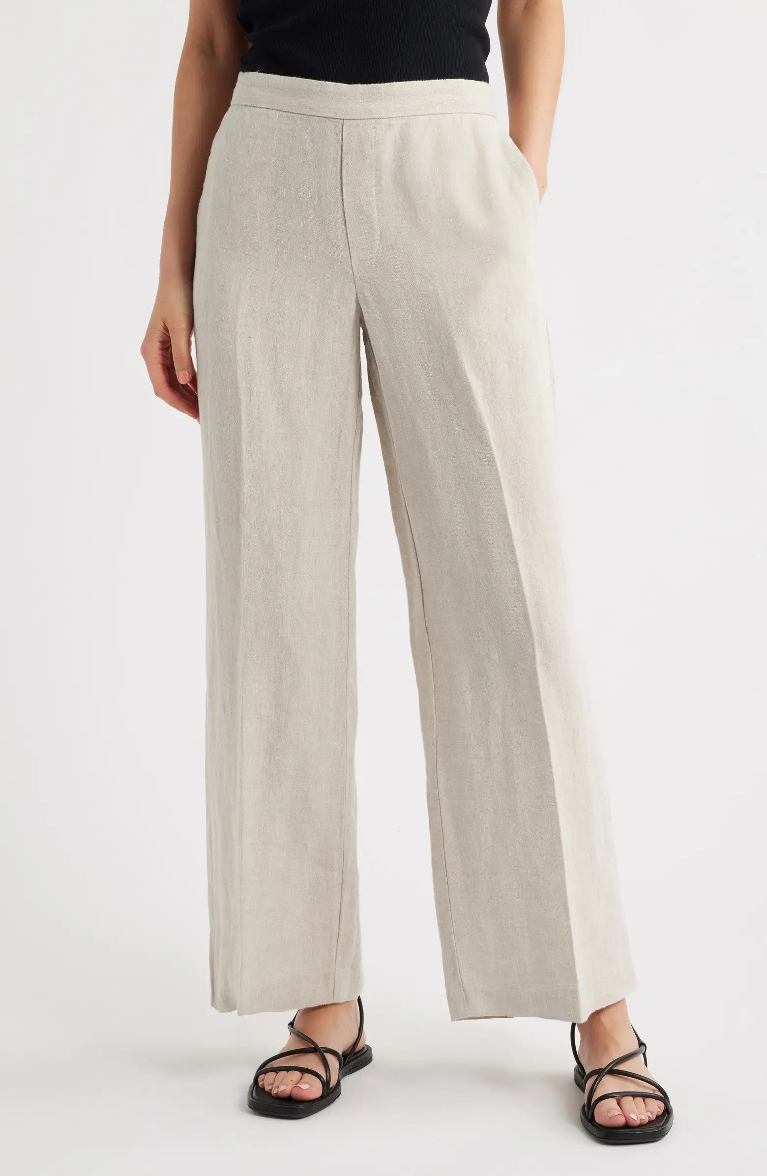 Madewell The Easy Linen Pull-On Pants | Nordstrom | Nordstrom